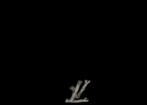 Louis Vuitton LV Wood Necklace Aged Silver