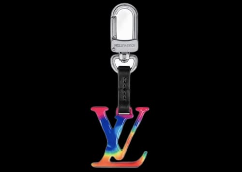 Louis Vuitton 2054 Key Ring and Bag Charm Rainbow