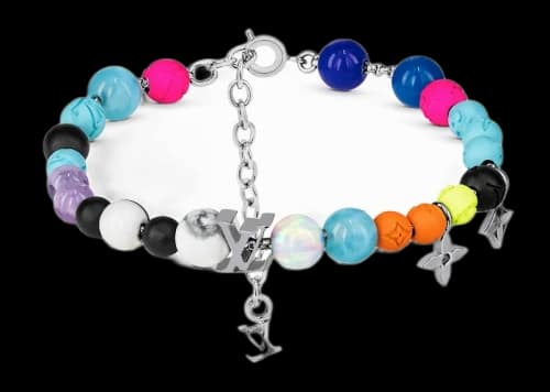 Louis Vuitton LV Beads Bracelet Pink Multicolor