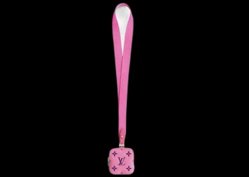Louis Vuitton Multipochette Lanyard Key Holder Pink/Purple