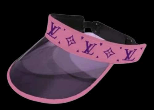 Louis Vuitton Plexi Visor Rose