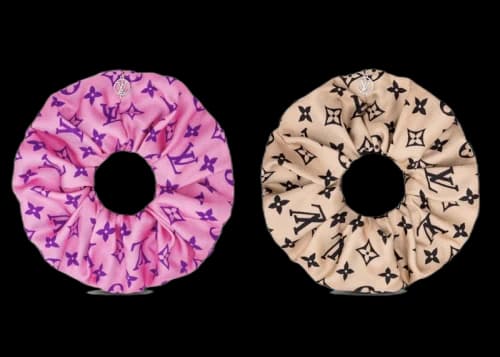 Louis Vuitton Vuittamins Scrunchie Set Beige/Violet