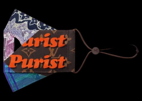 Louis Vuitton LV Collage Mask Cover and Bandana Set Multicolor