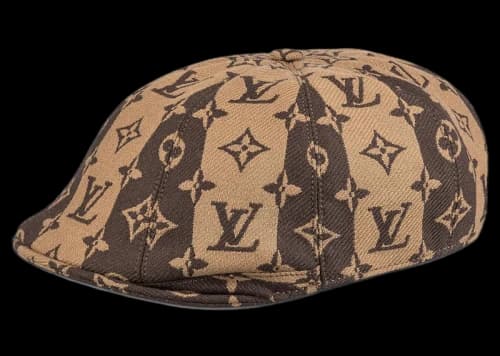 Louis Vuitton x Nigo LV Made Stripe Flat Cap Brown