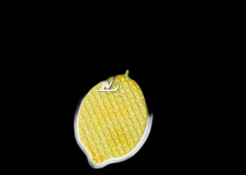 Louis Vuitton LV Fruits Lemon Bag Charm and Key Holder Yellow