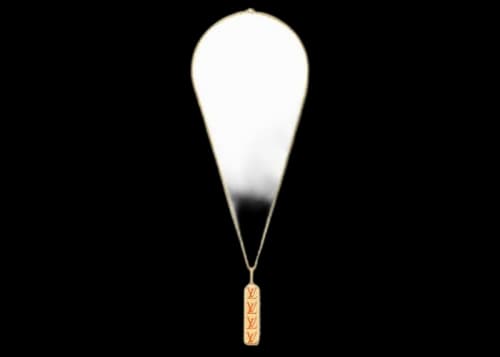 Louis Vuitton LV Skateboard Pendant Orange
