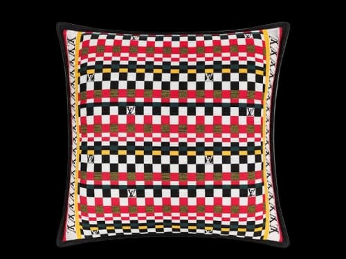 Louis Vuitton Damier Checks Cushion Red/White/Black