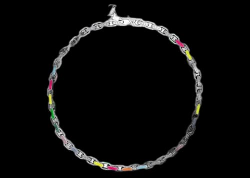 Louis Vuitton Paradise Chain Necklace Multicolor