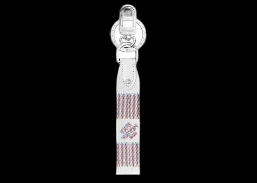 Louis Vuitton Damier Spray Dragonne Key Holder Cowhide Leather