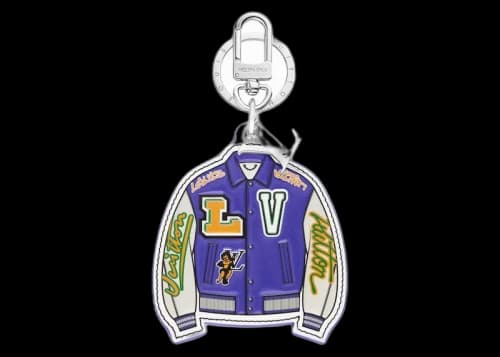 Louis Vuitton LV Varsity Jacket Illustre Bag Charm Keyholder Multicolor