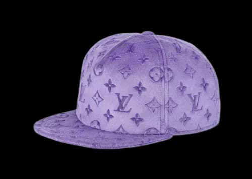 Louis Vuitton Monogram Velvet Cap Purple