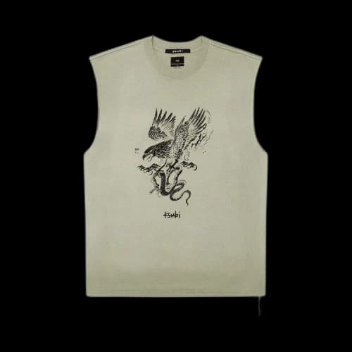 Ksubi Target Biggie Slash Tank Top 'Army Fade'