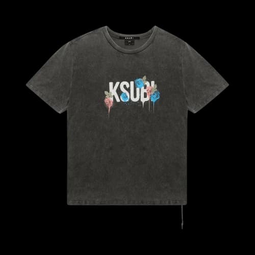 Ksubi Graff Rose Kash Tee Grey