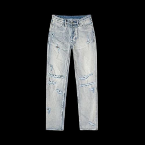Ksubi Van Winkle Super Skinny Jeans 'Blue Shred'