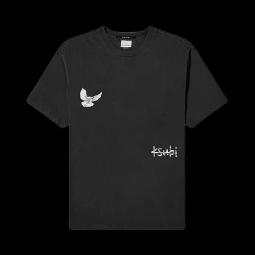Ksubi Flight Kash T-Shirt 'Jet Black'