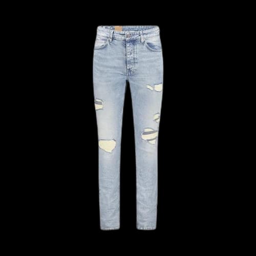Ksubi Chitch Champagne Destroy Sketch Tapered Jeans 'Blue'