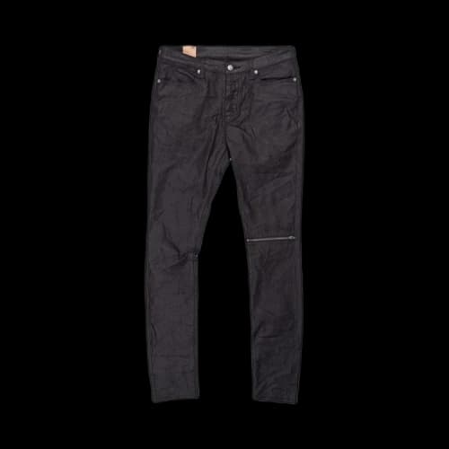 Ksubi Van Winkle Waxed Caged Skinny Jeans 'Black'