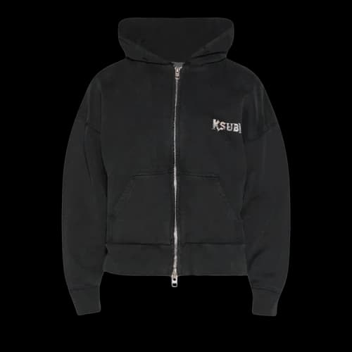 Ksubi Death Snake Halen Zip Hoodie 'Black'