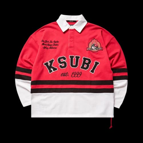 Ksubi Duke Rugby Jersey 'Red'