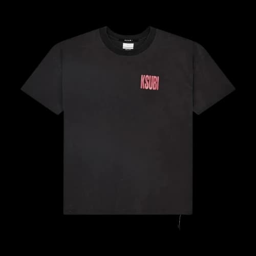 Ksubi Panthera Ekcess Short-Sleeve Tee 'Faded Black'