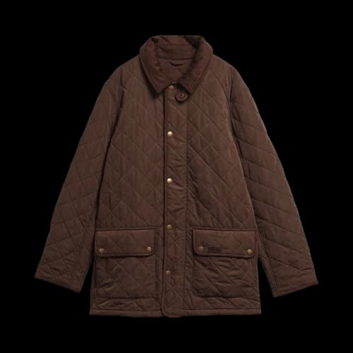 Barbour Thuirsby Polarquilt Jacket 'Dark Olive'
