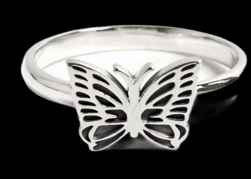 Needles Pappilon Ring Silver