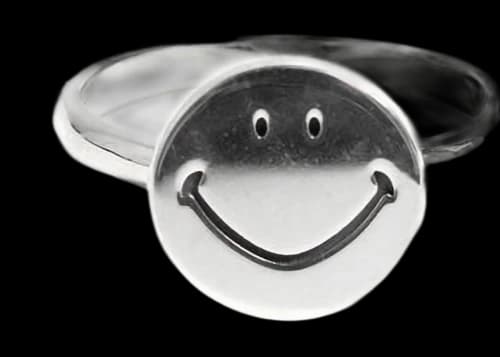 Needles Smile Ring Silver