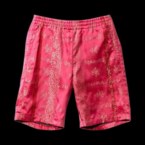 Needles Cupra Sateen Flower Basketball Shorts 'Pink'