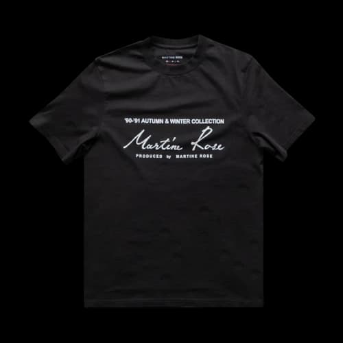 Martine Rose Classic Short-Sleeve T-Shirt 'Black'