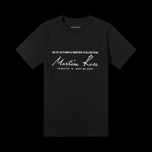 Martine Rose Classic Short-Sleeve Tee 'Black'