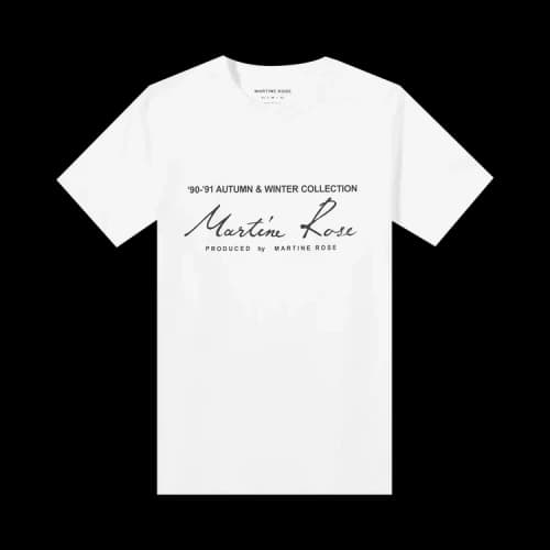 Martine Rose Classic Short-Sleeve Tee 'White'