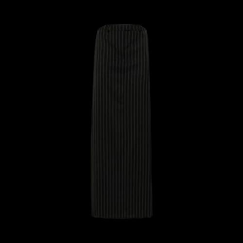 Martine Rose Woven Rolled Waistband Tailored Skirt 'Black'