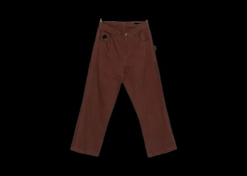 Bode Twill Knolly Brook Trousers Brown