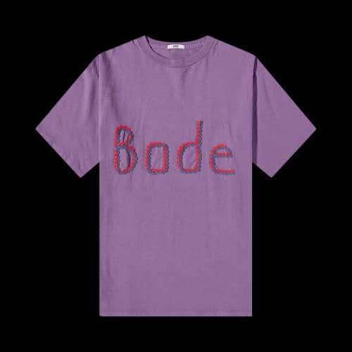 Bode Rickrack Namesake Tee 'Purple'