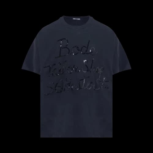 Bode Tailor Shop Tee 'Black'