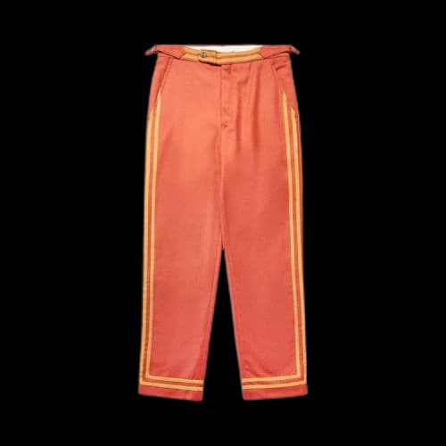Bode Society Club Pants 'Red/Gold'