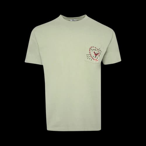 Bode Leafwing Pocket Tee 'Mint'