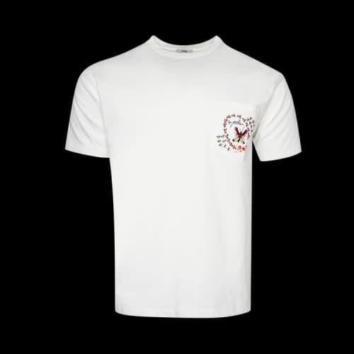 Bode Leafwing Pocket Tee 'White'