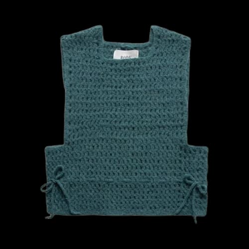 Bode Crochet Vest 'Green'