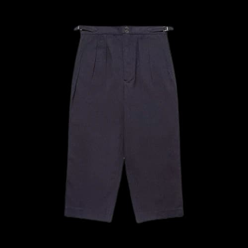 Bode Wide Leg Snap Trouser 'Midnight'