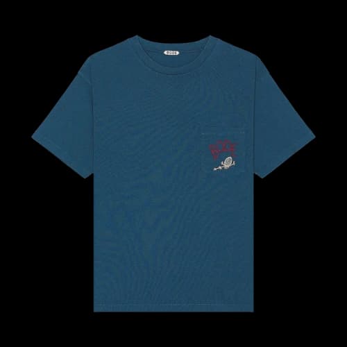 Bode Sweet Pine Pocket Tee 'Petrol'