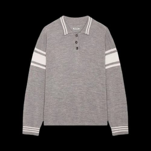 Bode Cycling Polo 'Grey/White'