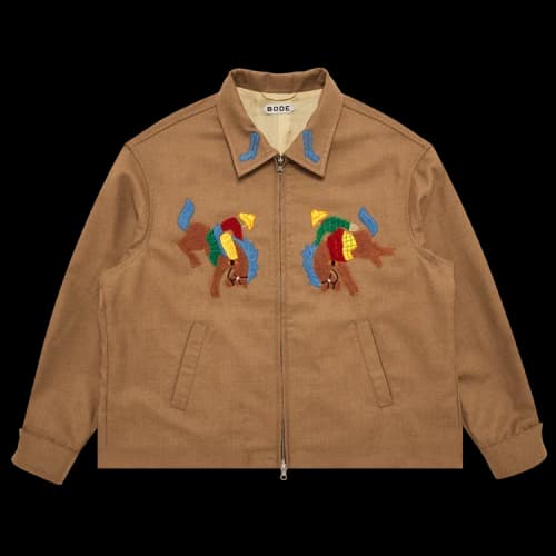 Bode Rodeo Ohio Jacket 'Taupe'