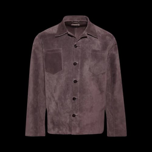 Bode Suede Overshirt 'Prple'