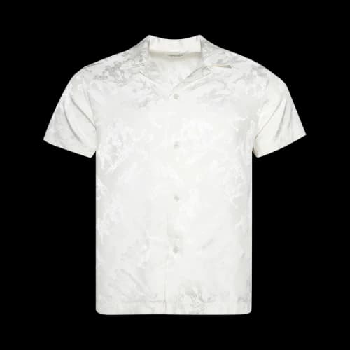 Bode Football Jacquard Bowling Shirt 'Black'