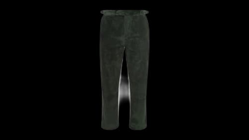 Bode Corduroy Side Buckle Pants Green