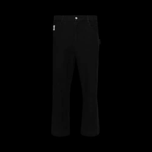 Bode Embroidered Denim Knolly Brook Trousers 'Black'
