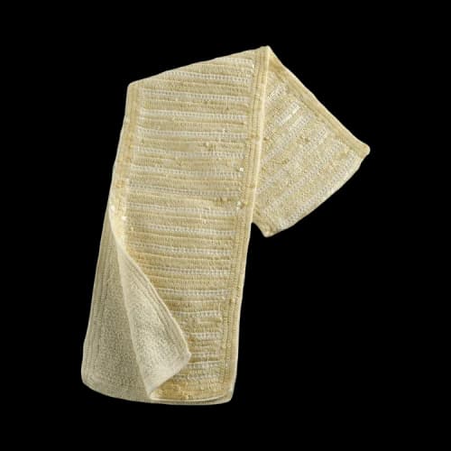 Bode Sequin Spotlight Scarf 'Ivory'