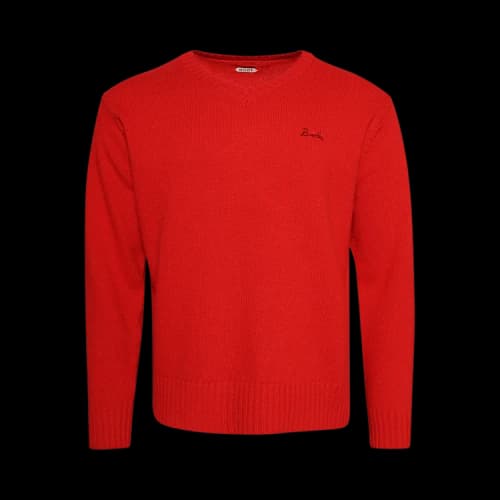 Bode Currant Sweater 'Red'