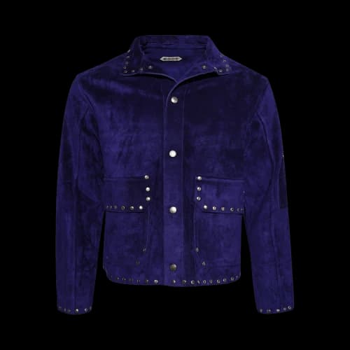 Bode Studded Welding Jacket 'Blue'
